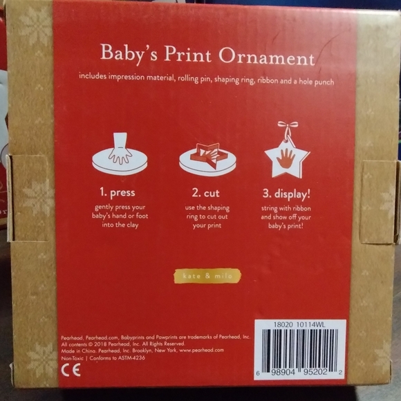 Baby Handprint Ornament Kits, four in all. - Picture 4 of 4